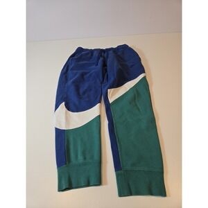Nike Sportswear Swoosh Fleece Pants BQ6467-438 Size Large Joggers Blue Green